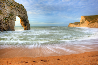 Durdle Door from the beach