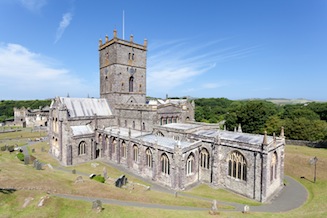 Exterior of St David's Cathedral