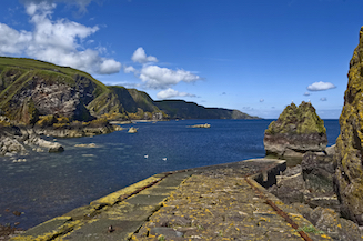 St Abb's Harbour on the Berwickshire Coast